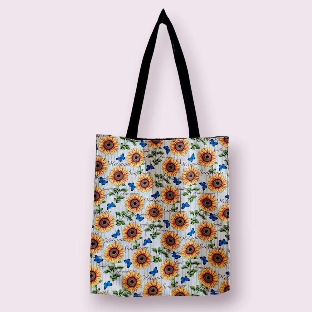 Floral Sunflower Tote Bag